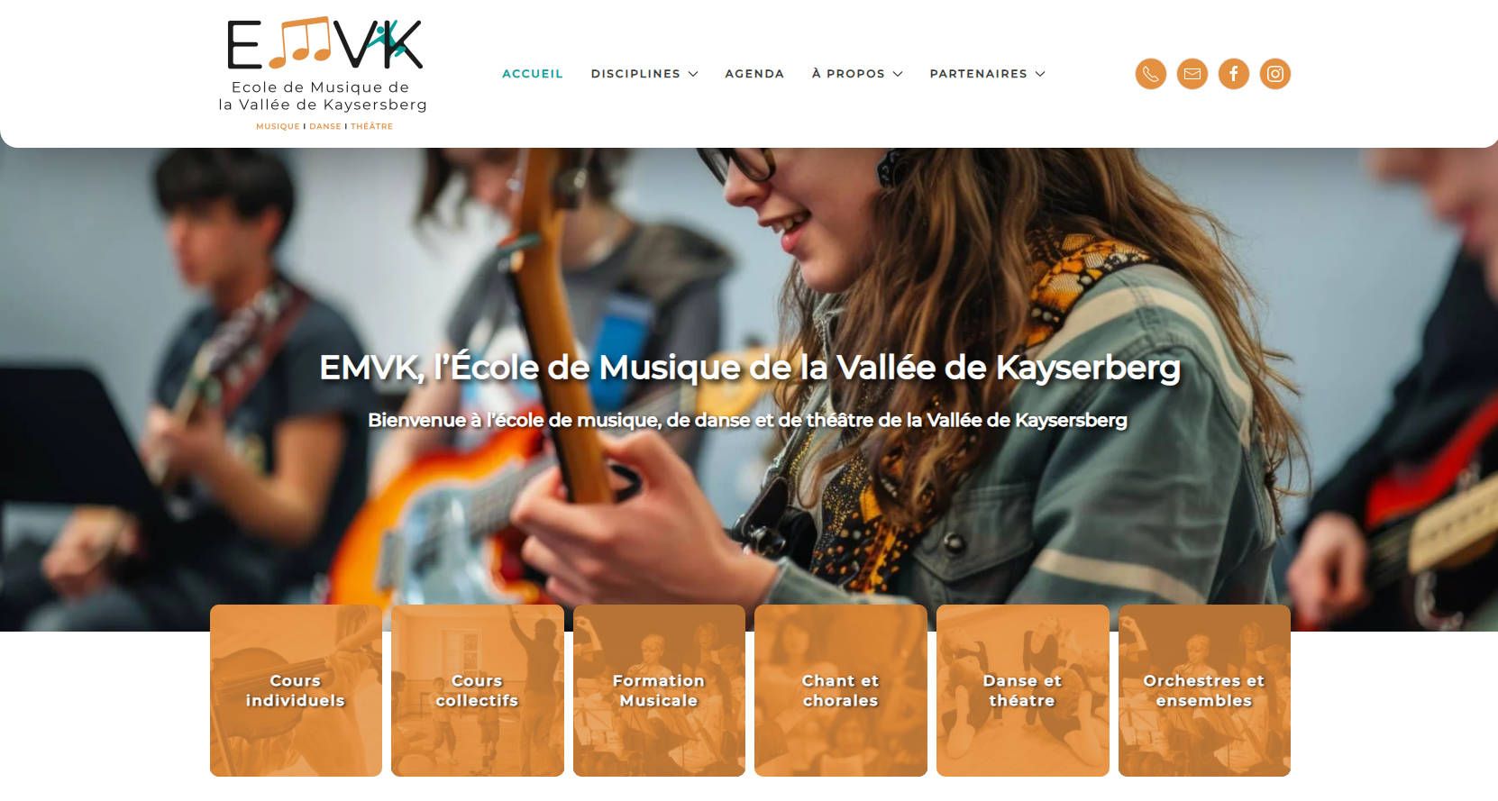 Portfolio Ecole de Musique de la Vallée de Kaysersberg