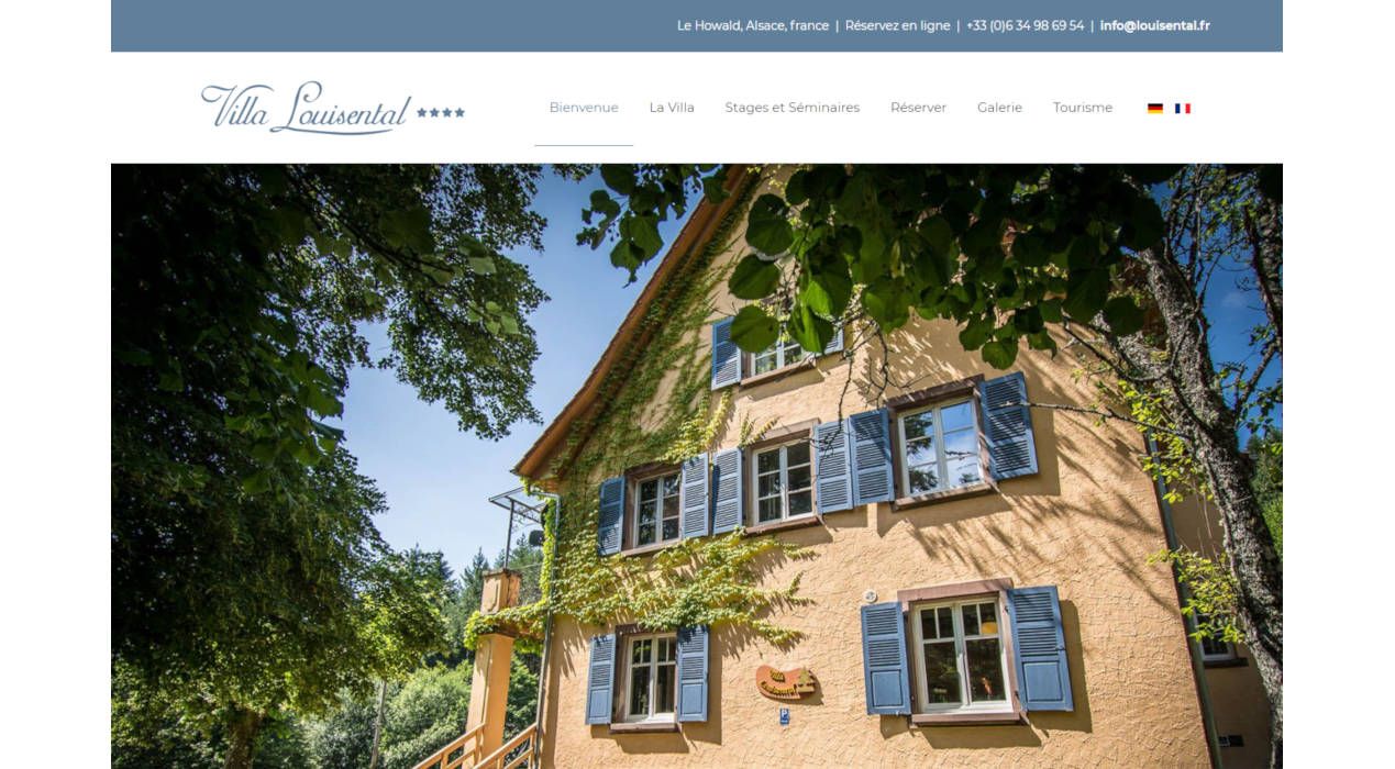 gite de groupe villa louisental