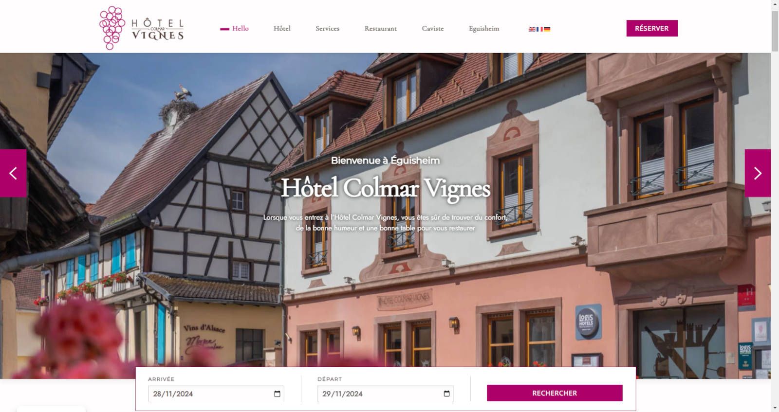 Portfolio - Hotel Colmar Vignes