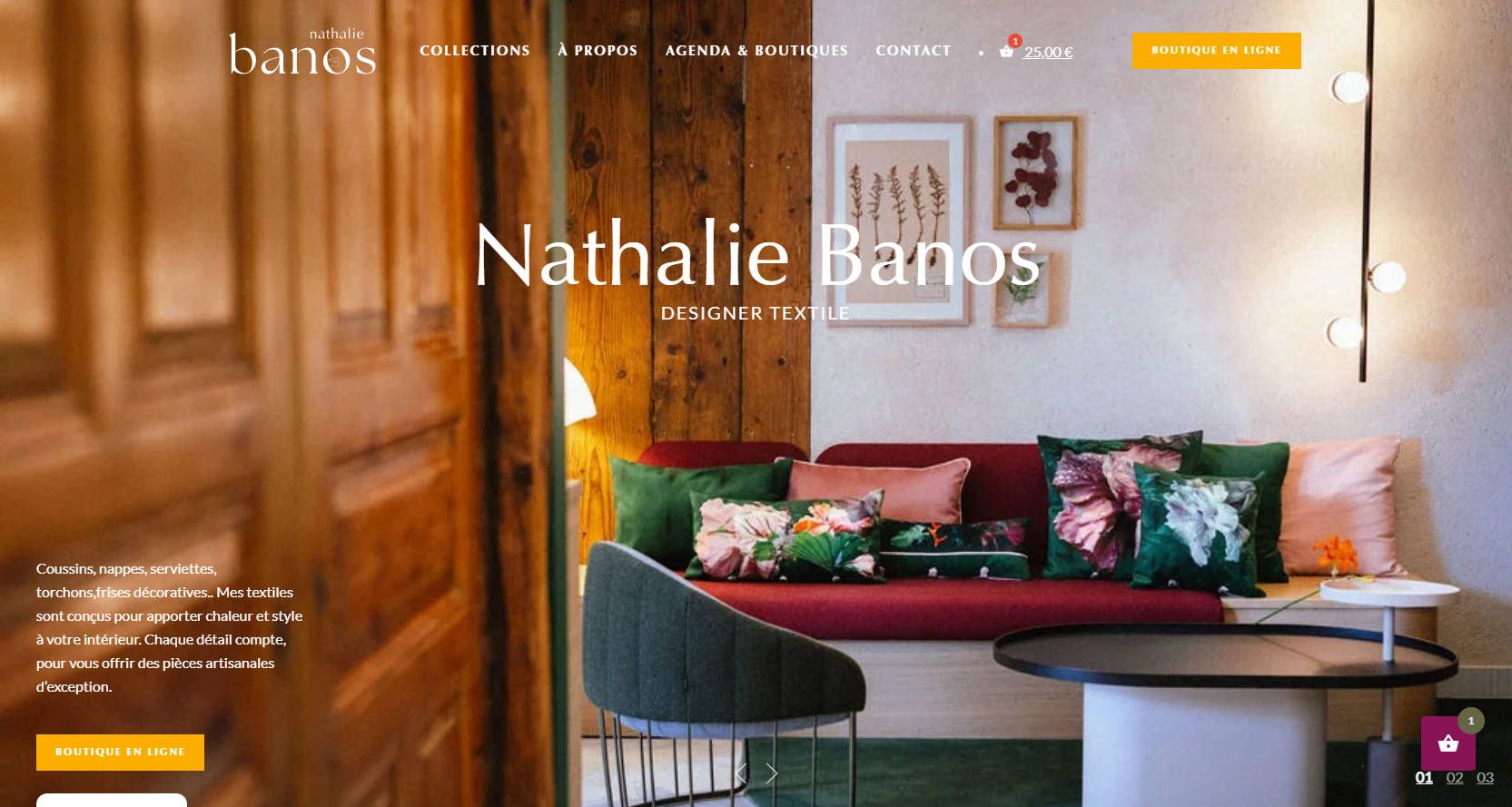 Portfolio Nathalie Banos - Designer textile en Alsace